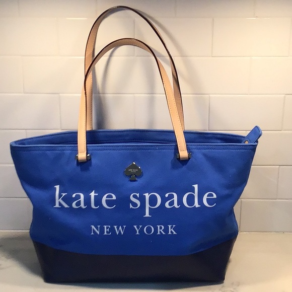 kate spade Handbags - kate spade canvas dipped tote